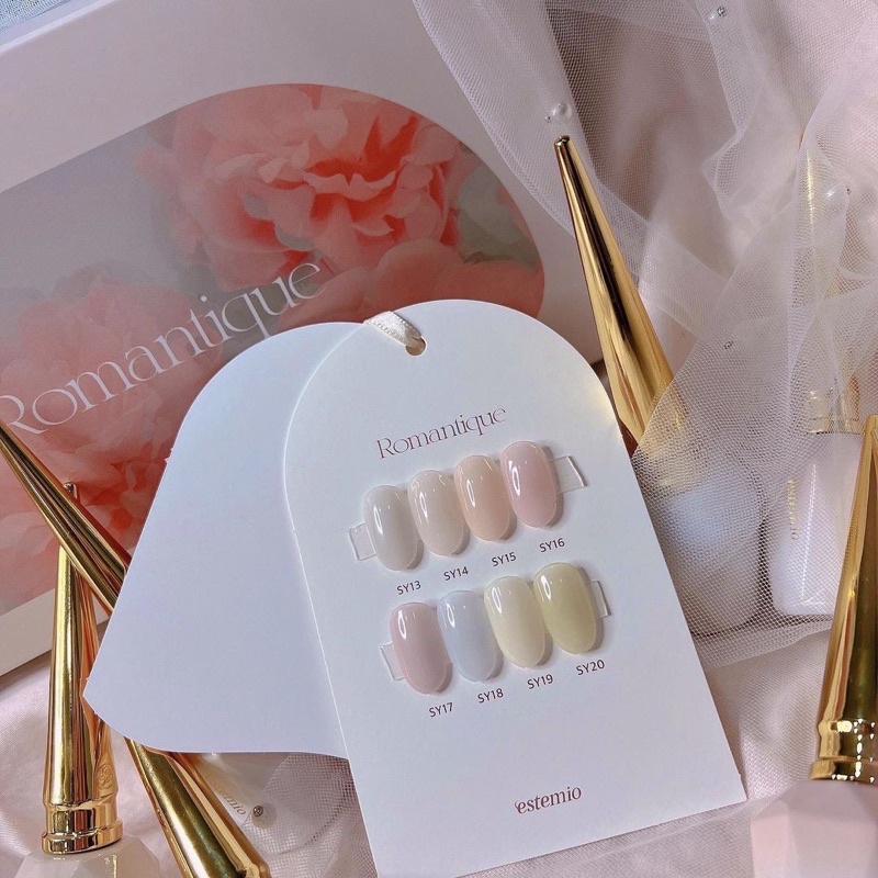 Sơn gel Estemio chính hãng Hàn Quốc set Romantique
