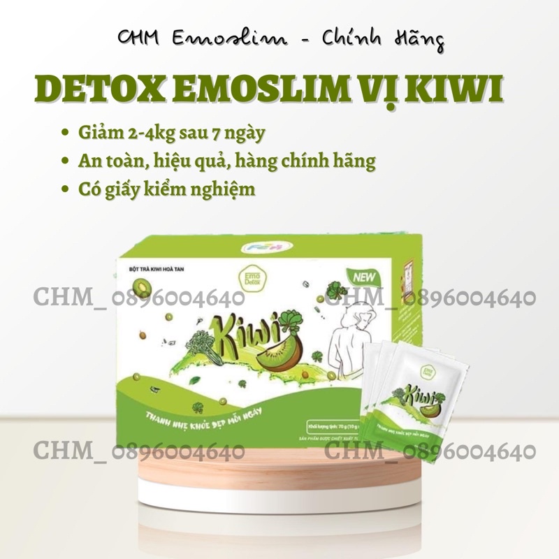 Nước trái cây giảm cân vị Kiwi - giam can an toan, hieu qua