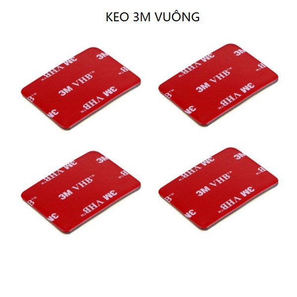 COMBO 4 miếng dán 3M , keo 3m , phụ kiện camera , miếng dán camera , hero , eken , sj4000 ,keo siêu dính | BigBuy360 - bigbuy360.vn