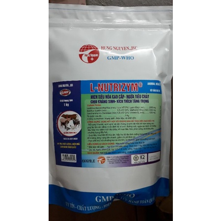 Men tiêu hóa  sống chịu kháng sinh cho gia súc gia cầm 1kg