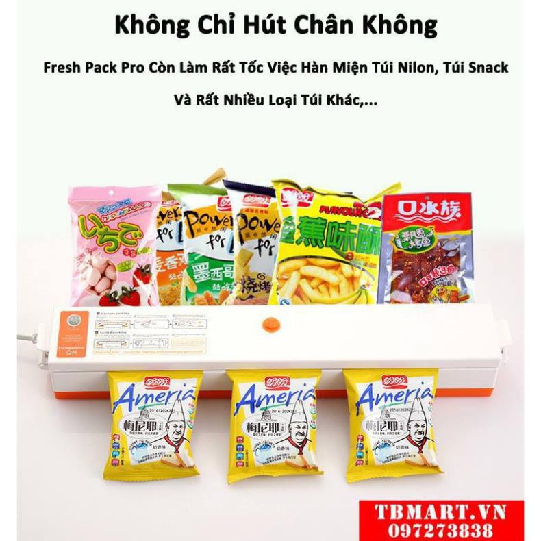 Máy Hút Chân Không, Máy Hàn Miệng Túi 2In 1 Fresh Pack Pro, Tặng Kèm Túi Hút Chân Không, Bảo Hành 12 Tháng