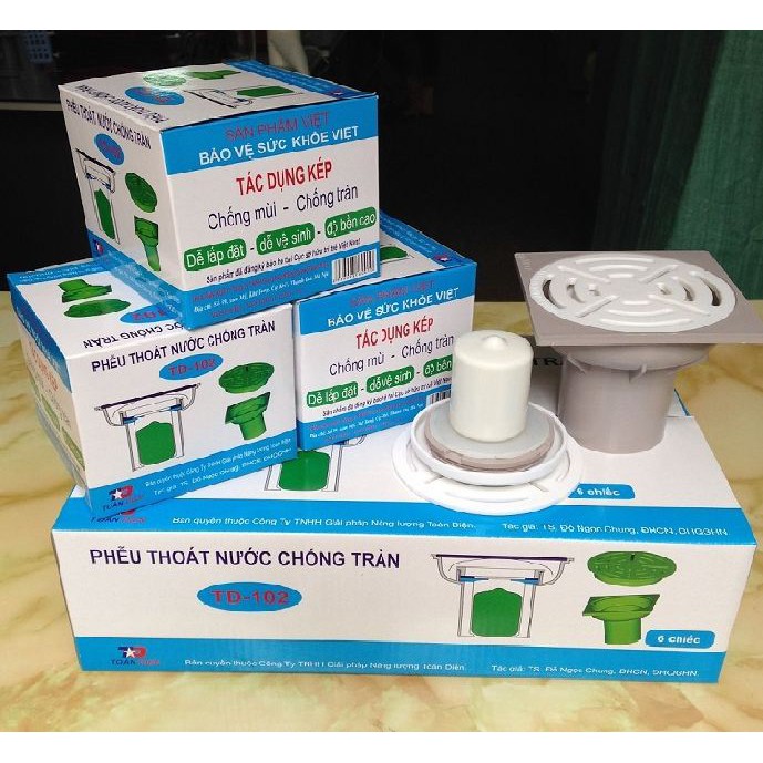 Phễu Thoát Nước Chống Tràn TD-102 (Trắng)