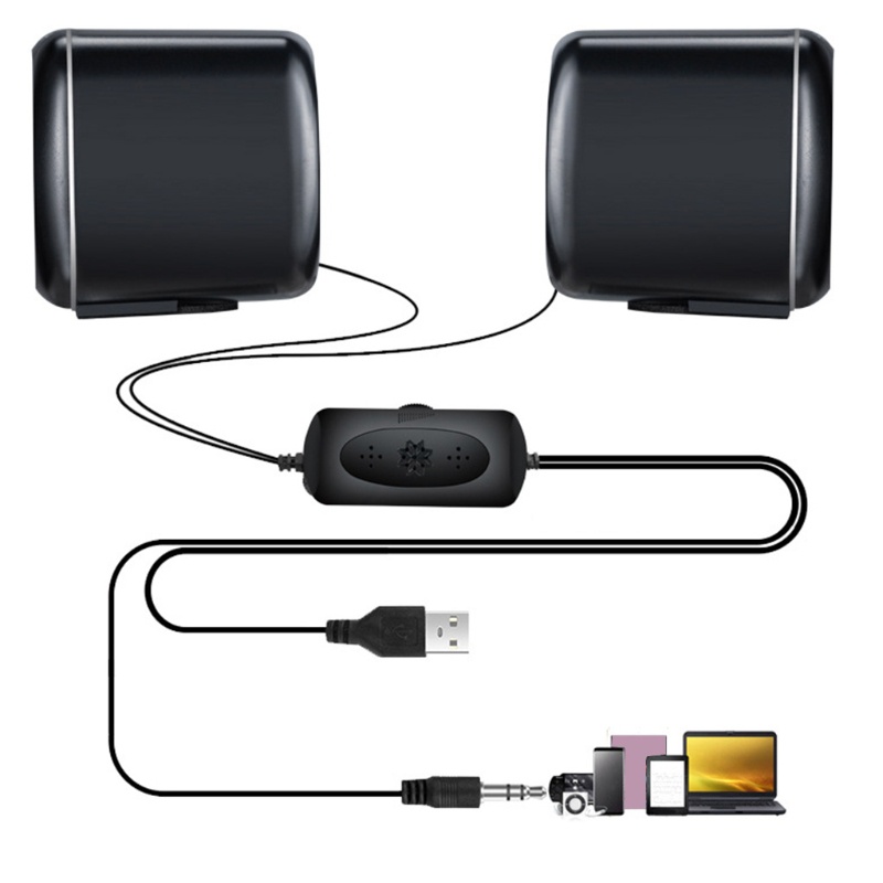Loa Có Dây USB 3D Cho PC Laptop