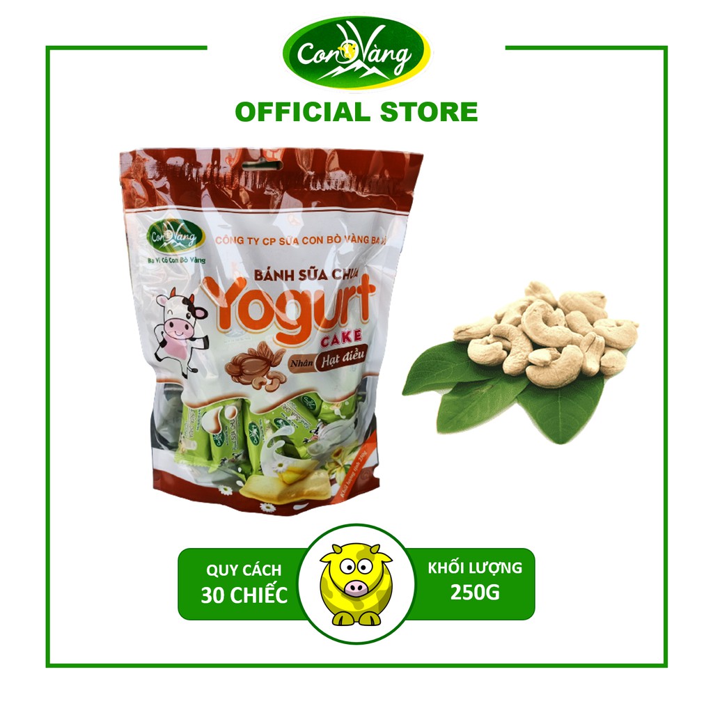 Bánh Sữa Chua Nhân Điều Con Bò Vàng Ba Vì 250g