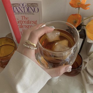 Set nhẫn 2 chiếc Modleaf Lucy set ring Hàn Quốc