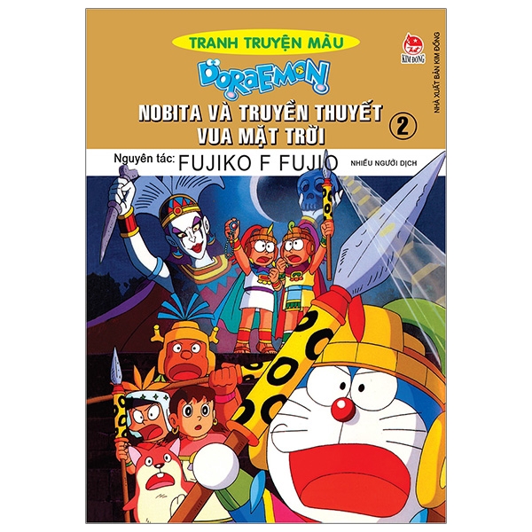 Sách - Doraemon Tranh Truyện Màu - Nobita Và Truyền Thuyết Vua Mặt Trời - Tập 2 (Tái Bản 2019)