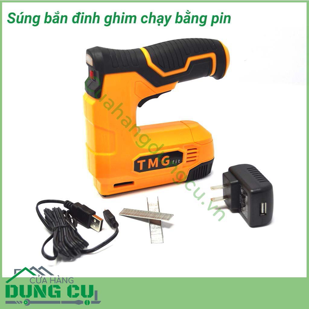 Súng bắn đinh ghim chạy bằng pin TMG