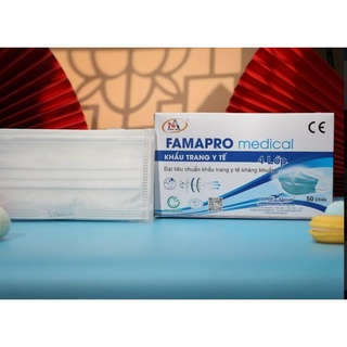 [HỘP 50 CÁI FAMAPRO] - Khẩu trang y tế kháng khuẩn