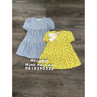 V196 - Váy babydoll hoa nhí bé gái