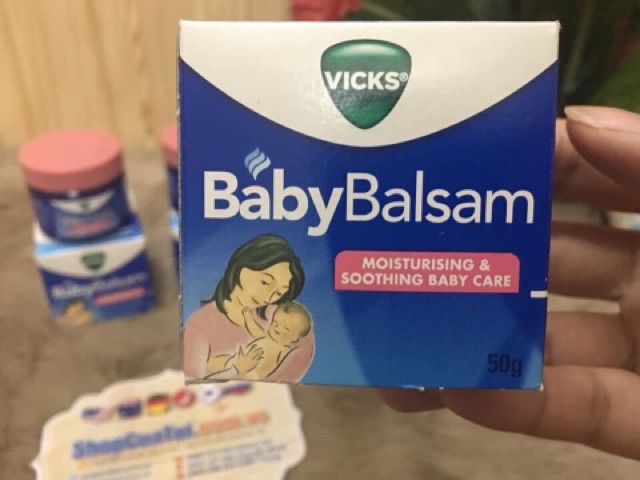 💁🏻 DẦU KHUYNH DIỆP - DẦU ẤM VICK BABY BASLAM  50g