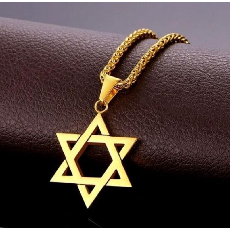 Vòng cổ Nam Mặt Ngôi Sao Sáu Cánh Thời Trang