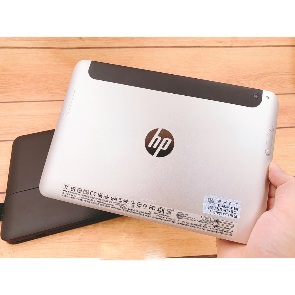 Laptop 2 trong 1 kiêm máy tính bảng HP Elipad 1000 G2 Intel Z3795, 4gb Ram, 128gb SSD, 10.1inch Full HD cảm ứng