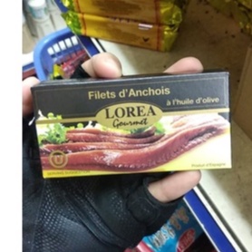 Cá Anchovy ngâm dầu Lorea Gourmet 50g