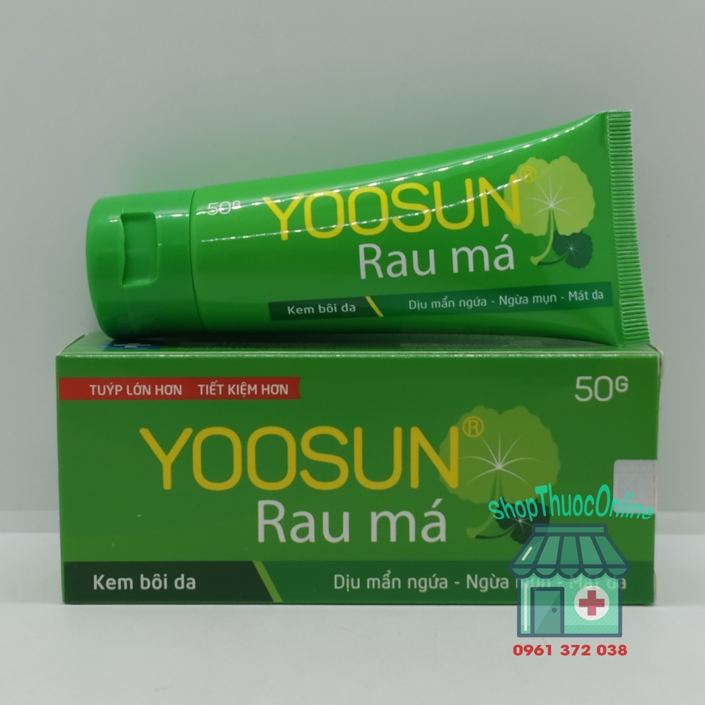 Kem bôi da Yoosun Rau Má - Lành tính, Không corticoid tuýp lớn 50g