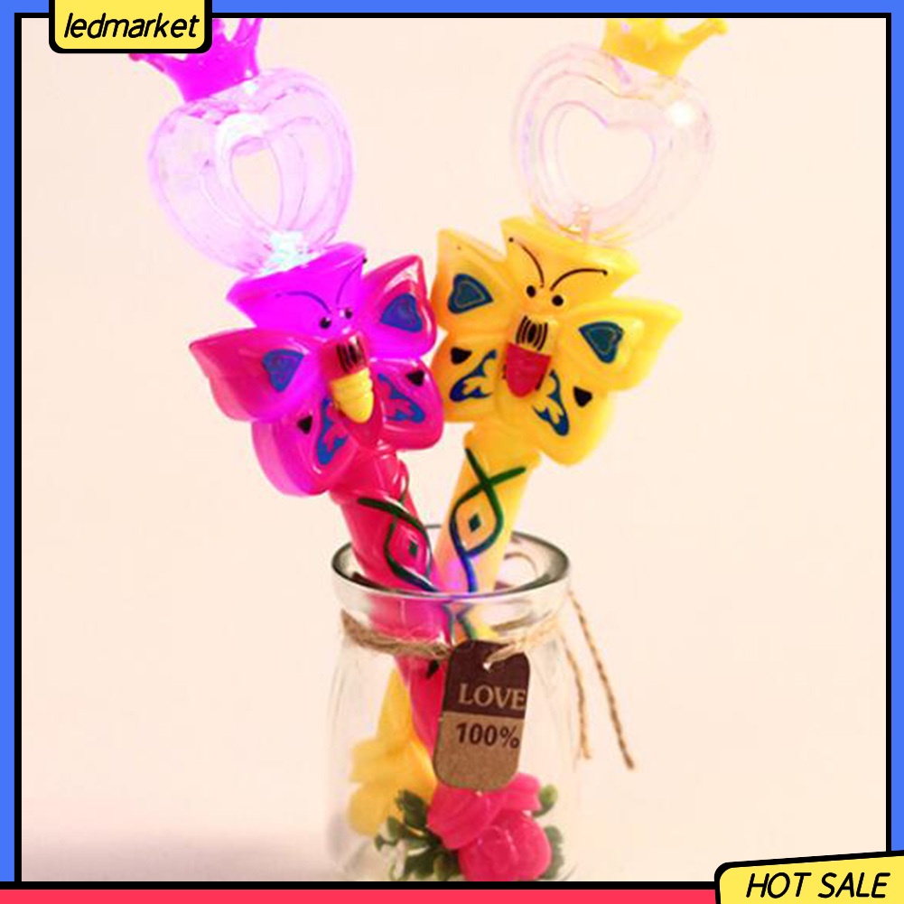 Đồ chơi gậy phép thuật có đèn led kiểu dáng hoạt hình dễ thương cho trẻ em