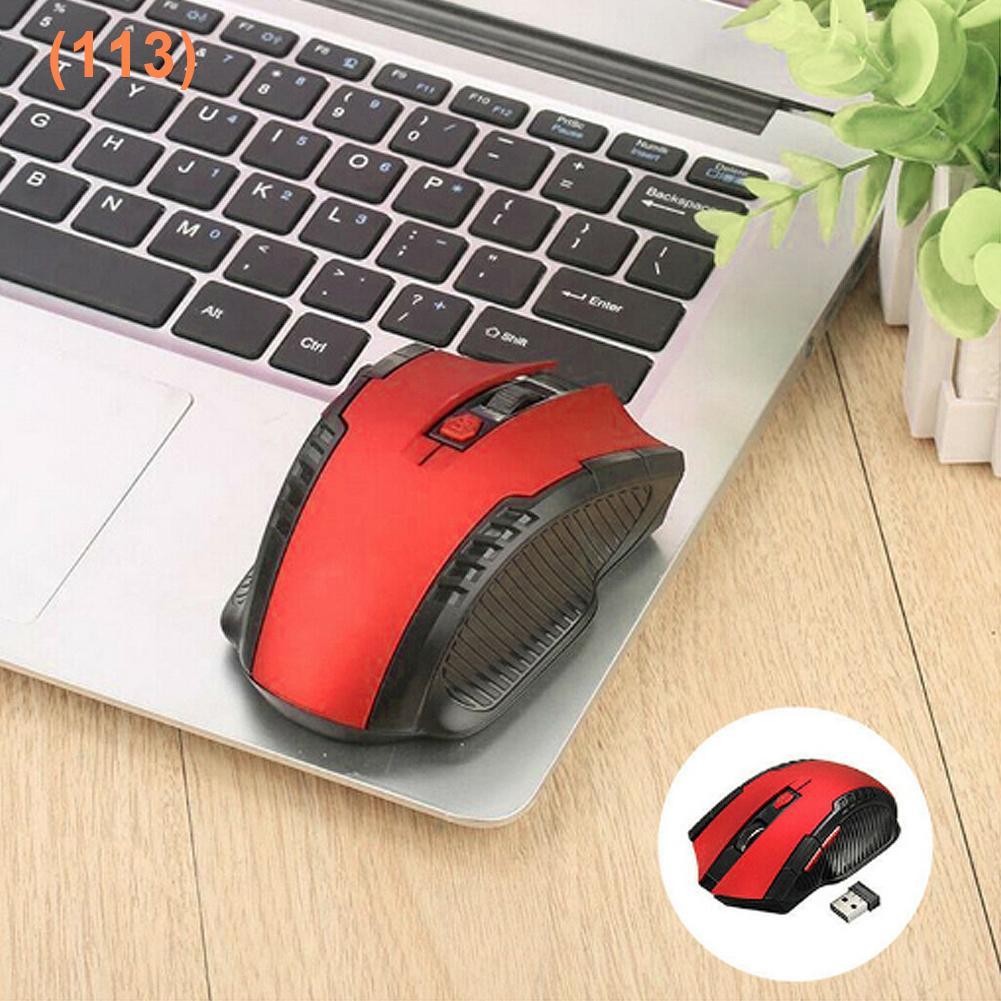 Chuột không dây 2.4GHz Trò chơi mới Chuột quang không dây với Bộ thu USB cho máy tính xách tay PC