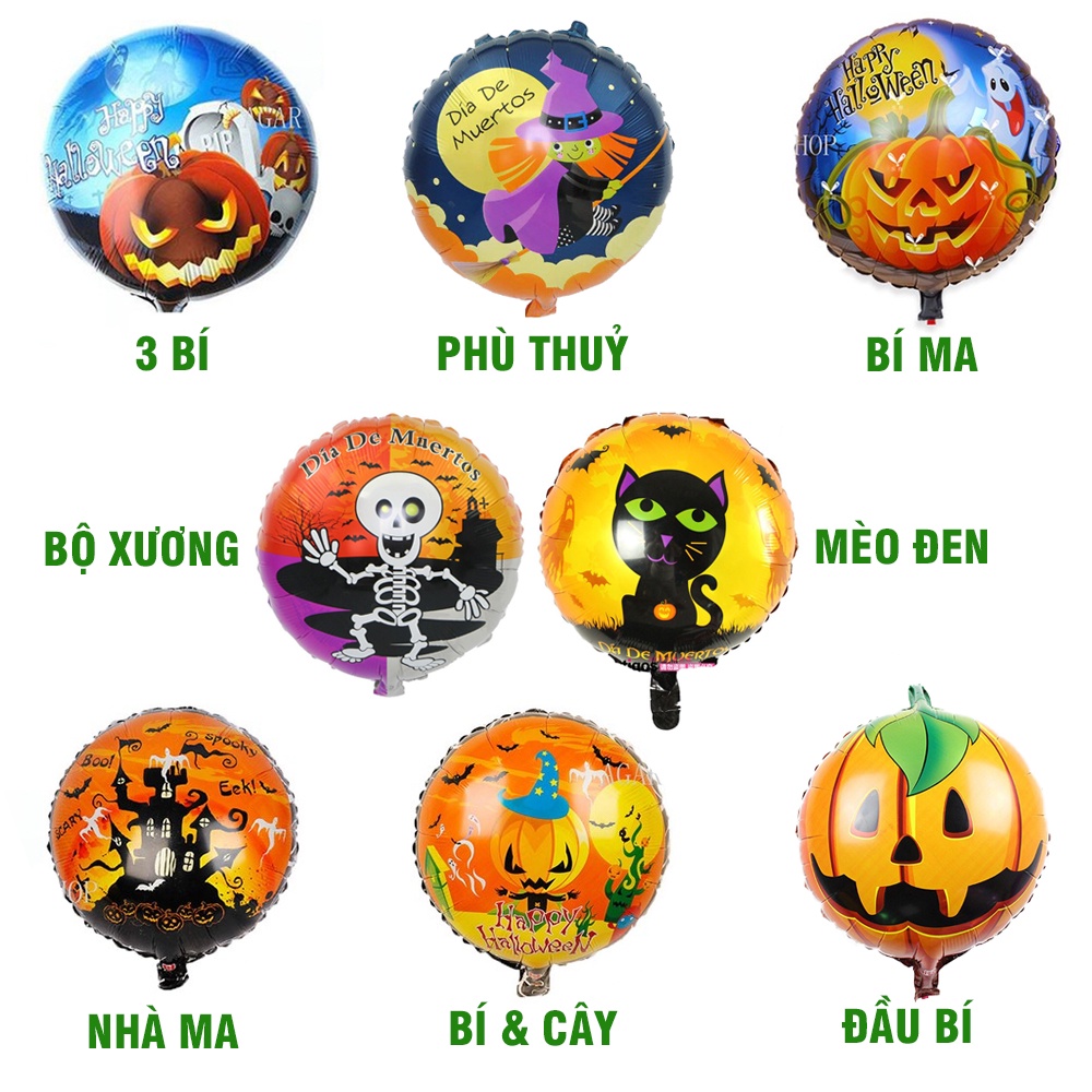 Bong bóng mini trang trí lễ hội Halloween nhiều mẫu - Diệp Linh