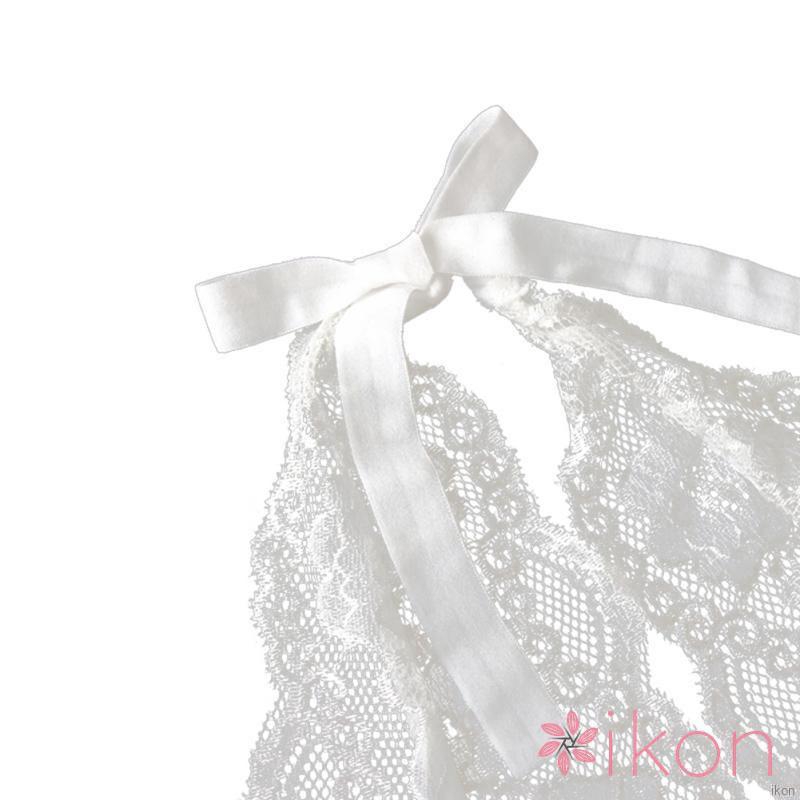 Đồ ngủ ren áo liền quần dây sát nách thiết kế cổ chữ V quyến rũ