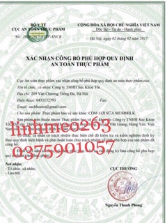 Cốm lợi sữa Mummilk- Sữa mẹ tuôn chảy