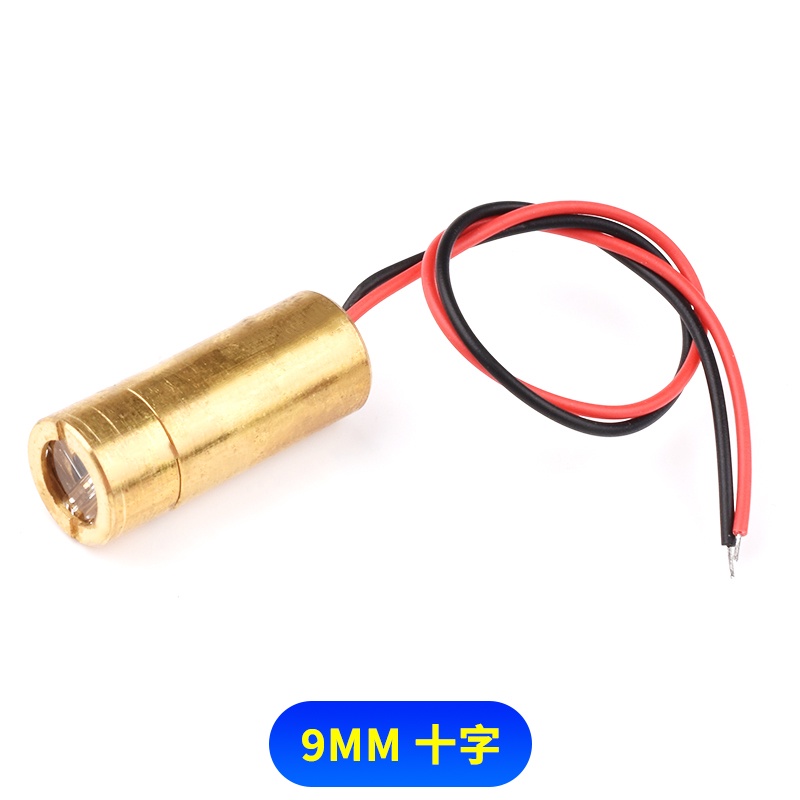 Đầu Chiếu Tia Laser 3V5V 5mW Hình Bán Nguyệt Phẳng Bằng Đồng Ống Laser Đường Kính Ngoài 6MM