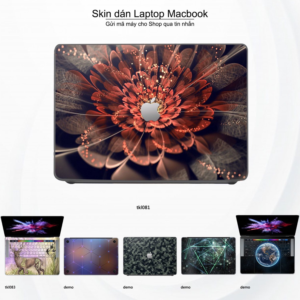 Skin dán Macbook mẫu thiết kế (đã cắt sẵn, inbox mã máy cho shop)