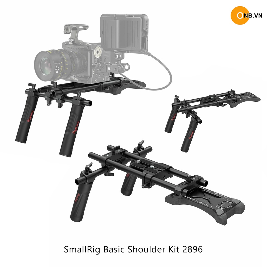 SmallRig Basic Shoulder Kit 2896 - Tay cầm vai hỗ trợ quay