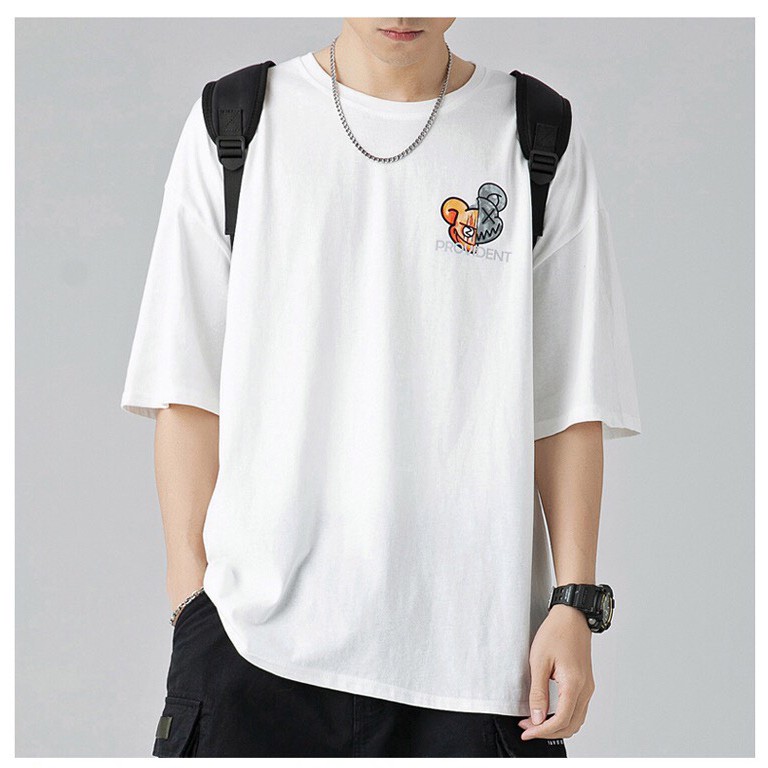 Áo thun tay lỡ.Hình Chuột Jet. Phông Unisex nam nữ. Cotton oversize form rộng CZ065