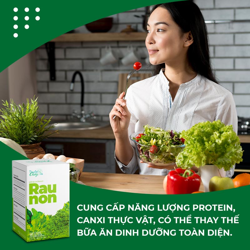 BỘT RAU TỔNG HỢP RAU NON – GIẢM CÂN TỰ NHIÊN, NGĂN NGỪA LÃO HÓA