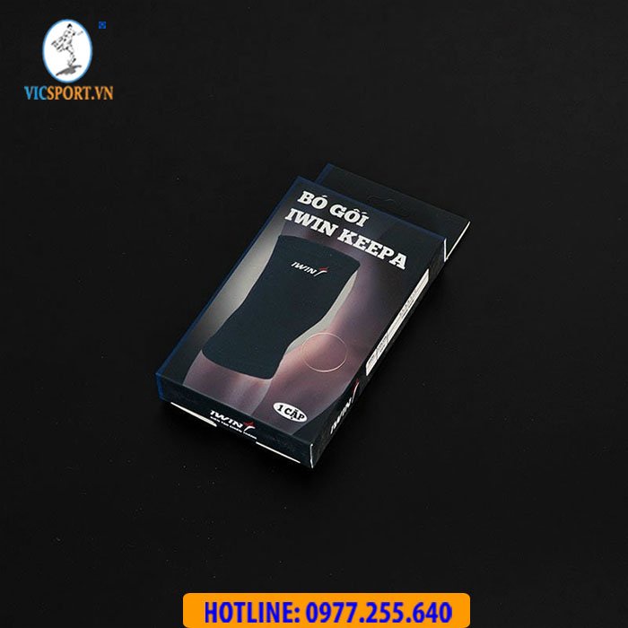 Bó Gối Thể Thao IWIN KEPPA, Băng Bảo Vệ Đầu Gối, co giãn (1 Đôi) - chất liệu cao cấp - Vicsport