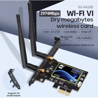 Card Wifi Intel® Wireless AC 7265 AX200 băng tần kép tốc độ nhanh