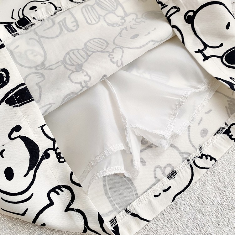 Chân Váy Chữ A Lưng Cao Họa Tiết Chó Snoopy Thời Trang | BigBuy360 - bigbuy360.vn