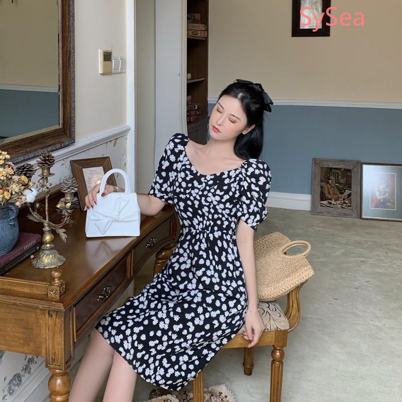 Women Summer Daisy Floral Chiffon Dress Dinner Party Evening Gown | BigBuy360 - bigbuy360.vn