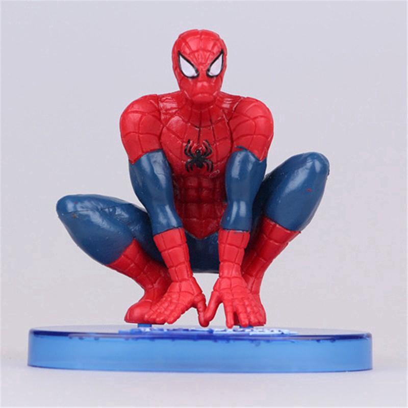 Set 7 Mô Hình Nhân Vật Siêu Anh Hùng Trang Trí
