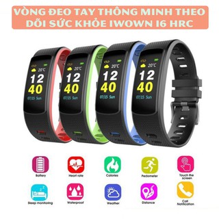Đồng hồ thông minh, Vòng đeo tay thông minh theo dõi sức khỏe IWOWN I6 HRC Thế Hệ Mới - 𝐏𝐡𝐢𝐞̂𝐧 𝐁𝐚̉𝐧 𝐐𝐮𝐨̂́𝐜 𝐓𝐞̂́