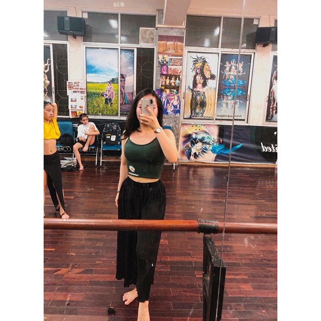 ÁO HAI DÂY HOẠ TIẾT HOA CÚC SIÊU HOT AH2