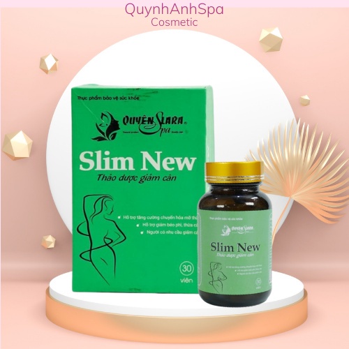 viên uống giảm cân giảm béo SLIM NEW quynhanhspa20 dùng cho người thừa cân, béo phì, người muốn giảm béo