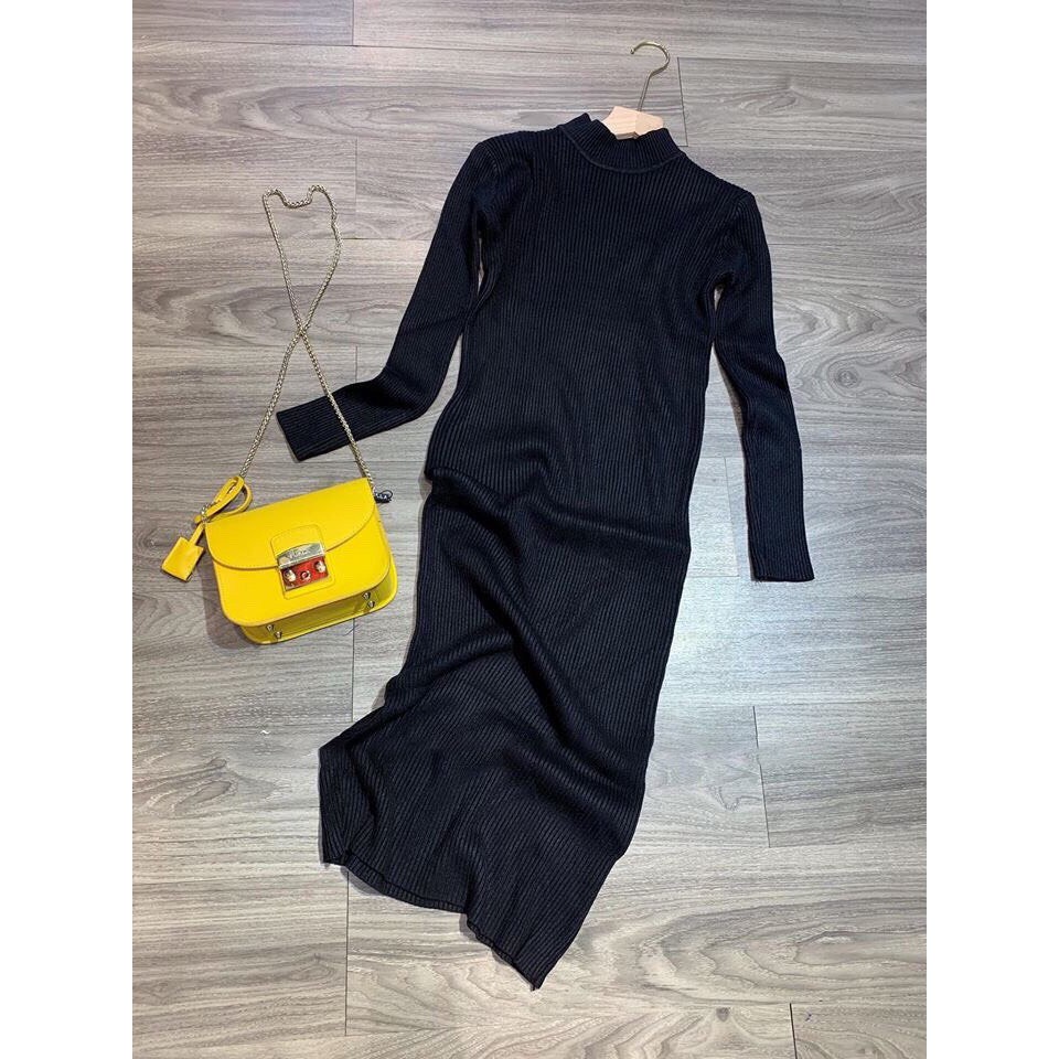 Váy Body, Váy Len cổ lọ len tăm chất dày siêu tôn dáng --CharmingQueen | BigBuy360 - bigbuy360.vn