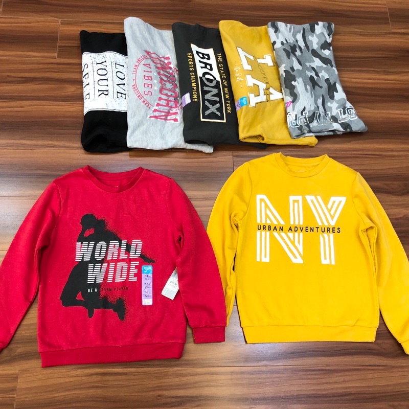 Áo nỉ Primark hoodie &amp; sweatshirt bé trai đại, hàng Cambodia xuất dư xịn cực đẹp