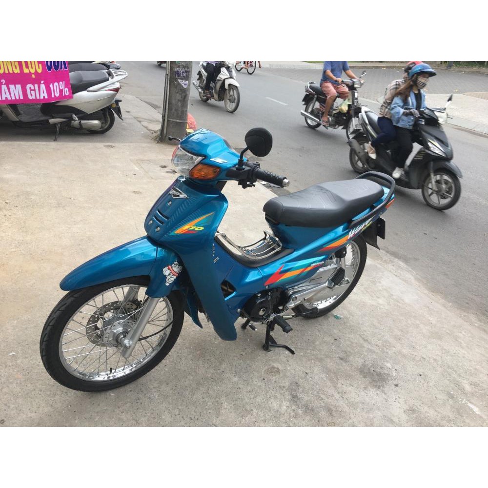 Bộ nhựa áo xe Wave 110 - Wave thái đời 1997 đến 2006 màu Xanh Ngọc (da) - B2928