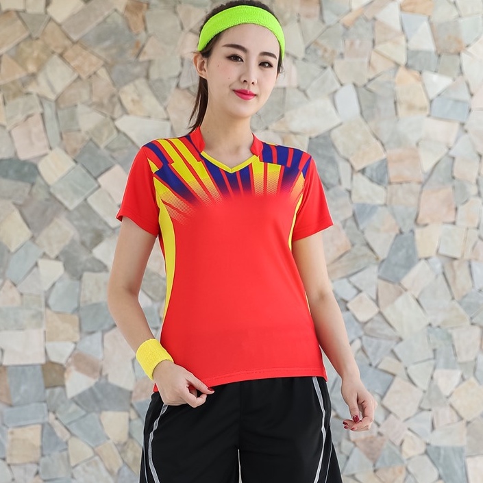 Bộ Đồ Thể Thao Tay Ngắn Thoáng Khí Nhanh Khô Thời Trang Mùa Hè Cho Nam Và Nữ
