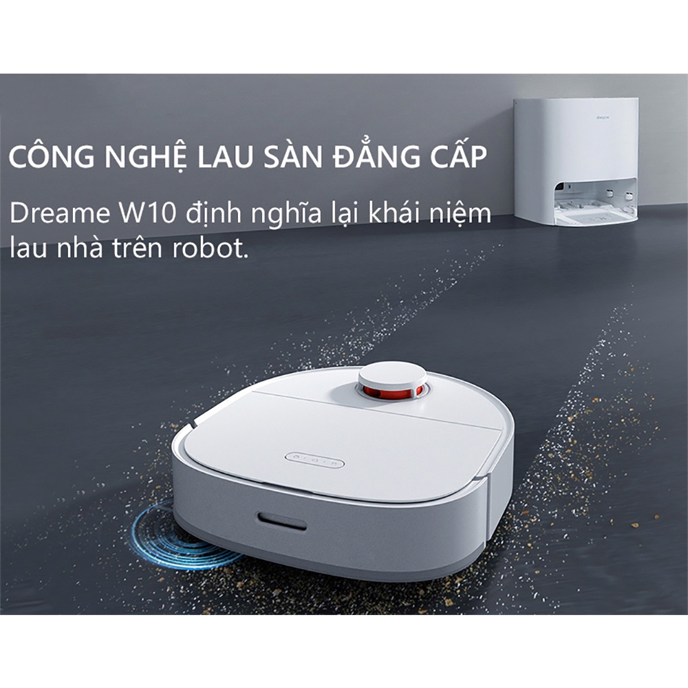 [Mã ELHA10 giảm 6% đơn 5TR] ROBOT HÚT BỤI LAU NHÀ DREAME BOT W10 – ROBOT TỰ GIẶT KHĂN