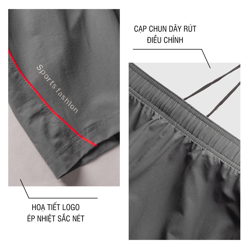 Quần đùi nam Fasvin Q20208.HN vải gió chun mềm mại co giãn