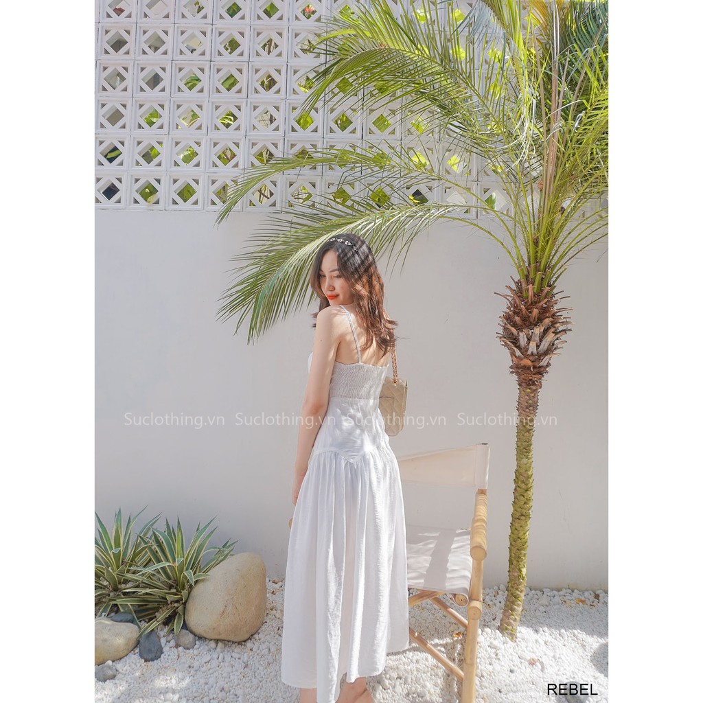 (Suclothing) REBEL DRESS - Đầm maxi 2 dây thiết kế - đầm dự tiệc | BigBuy360 - bigbuy360.vn