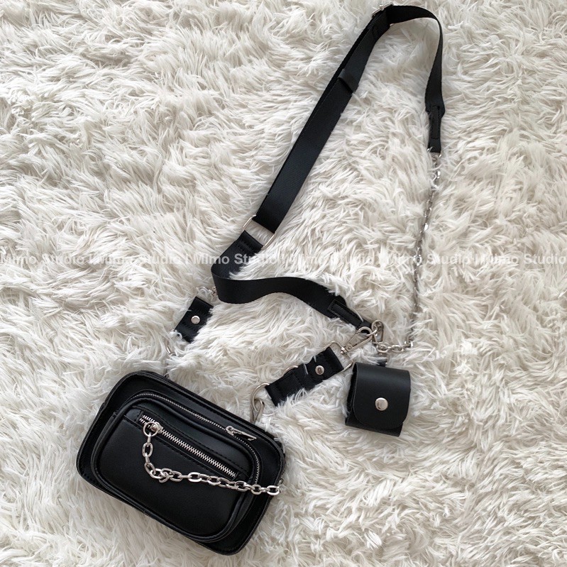 Túi chéo mini kèm chain
