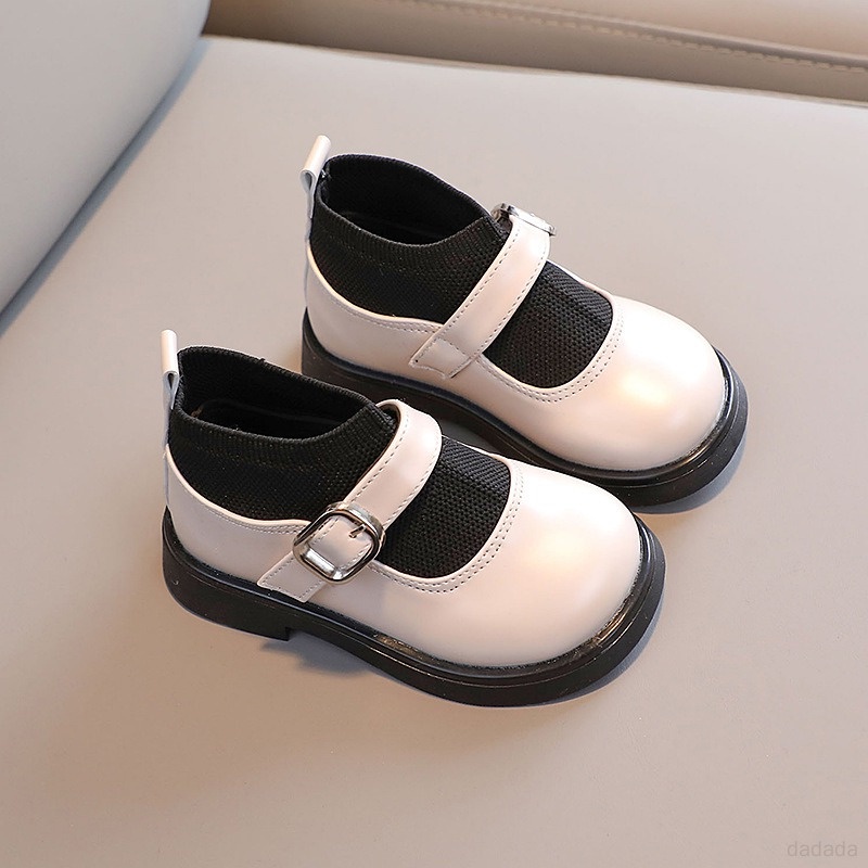 Giày Da Chống Trượt Phong Cách Anh Quốc Dễ Thương Cho Bé Gái