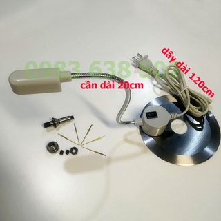 Đèn led để bàn mini có đế hít nam châm và khớp dẻo