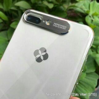 Ốp lưng iPhone 7 Plus cứng trong suốt bảo vệ camea Totu Design Sparkling