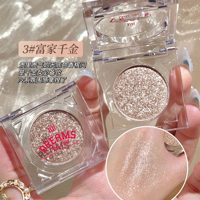 Bảng Phấn Mắt Tông Đất Màu Nhũ Ánh Ngọc Trai Lâu Trôi Chống Nước