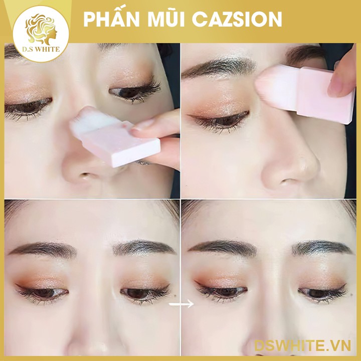 Phấn Tạo Sóng Mũi Cazsion Tạo Nền, Làm Cao Mũi, Tạo Khối Mũi, Xương Quai Xanh Dạng Phấn