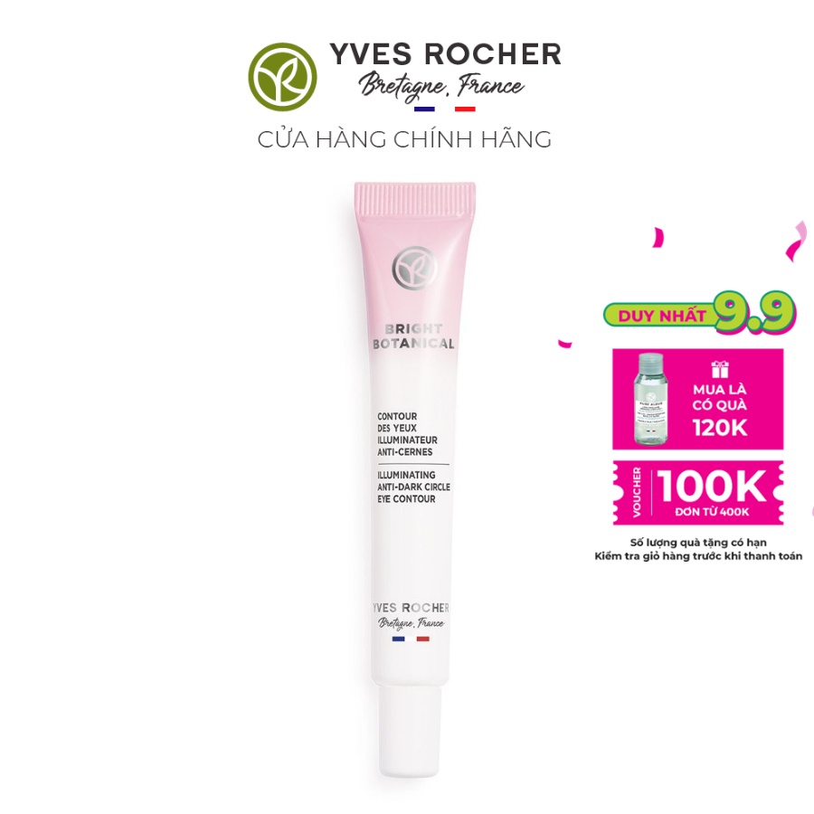 Kem Dưỡng Làm Sáng Vùng Da Mắt Yves Rocher - Bright Botanical Illuminating Anti-Dark Circle Eye Contour 15ml